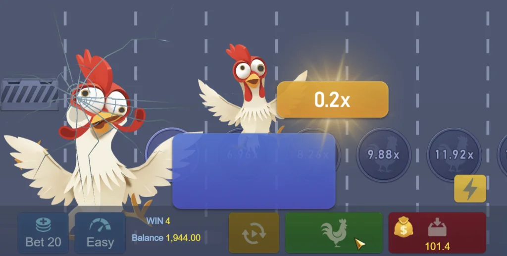 Chicken Dash gambling game