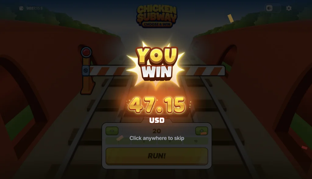 Chicken Subway game demo