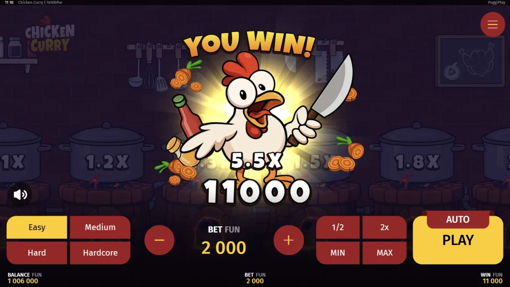 Chicken Curry game demo